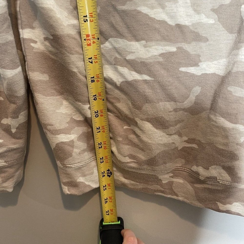 Athleta Coaster Luxe Sweatshirt Camo Tan Size XS - Picture 8 of 9